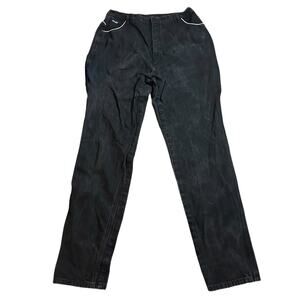 Vintage Wrangler Black Bareback Jeans Womens 31x33 High Rise 90s Rodeo Western